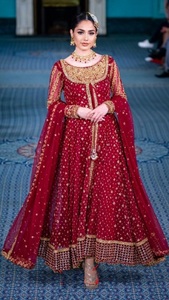 NEWLY--STYLISH & ชุดเดรส ANARKALI & PANT สวยงาม,ลูกปัดแก้วคริสตัลประดับประดาสวยงามน่าสวมใส่สำหรับงานเลี้ยง @ 2022 - Product Image 2