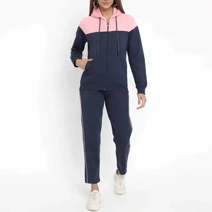 Conjunto Deportivo de 2 Piezas para Mujer, Personalizable con Logotipo, para Entrenamiento de Invierno, Transpirable, Ligero, con Cierre, para Correr - Product Image 3
