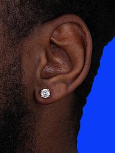 Pendientes de Diamante Moissanite con Corte Portugués, Superventas, con Tachuelas de Plata 925 Chapadas en Oro, Joyería Minimalista de Lujo, Regalo para Ella - Product Image 3