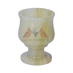 Verre à vin élégant en onyx, fait à la main, imperméable, logo personnalisé, matériau organique, haute qualité, durable, forme naturelle, cadeau d'affaires, art - Product Image 4