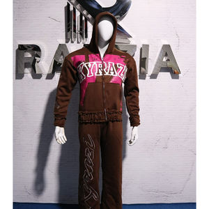 Ensemble Survêtement Surdimensionné 400 GSM Sweat à Capuche Polaire de Coton et Pantalon Streetwear Logo Personnalisé Fournisseur OEM - Product Image 5