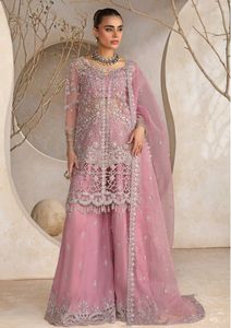 Meilleur ensemble de robes de fête pour femmes en mousseline de soie légère à séchage rapide en 3 pièces, nouvelle arrivée, style indien pakistanais, comprend un choli et un salwar - Product Image 4