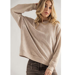 Hot Selling High Quality Ladies Cotton Korean Long Sleeve Workout <b>Sweatshirts</b> Custom Logo Plus Size Women's Hoodies New Winter - Product Image 3