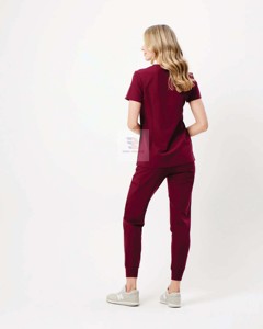 Customized 100% Cotton Breathable Nursing Scrub Knitted Uniform for Clinic & Hospital - Product Image 2