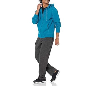 Sudadera con Capucha para Hombre, Diseño Sólido, Color Personalizado, 320 g/m², Ligera, Bordada, para Invierno, Corte Regular, Estilo Casual - Product Image 4