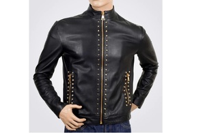 Chaqueta de cuero personalizada 2024 para hombre, chaqueta sólida de manga larga para Hombre | Chaqueta de cuero de la mejor calidad para hombre - Product Image 6