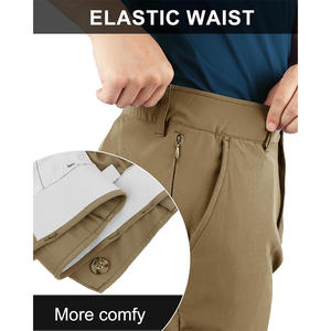 Pantalones de golf transpirables OEM para hombre con ajuste personalizado y pantalones elásticos con logotipo para la marca de moda al aire libre y uso en eventos - Product Image 4