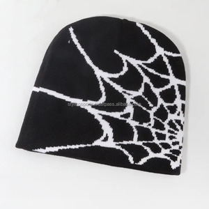 Gorro de punto Jacquard Y2K unisex, diseño de logotipo personalizado, algodón de alta calidad para accesorios de invierno, viajes en la playa, hombres y mujeres - Product Image 4