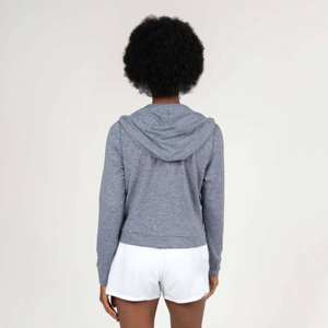 Sudaderas con cremallera Algodón Fleece Peso pesado Oversized Boxy Full Zip up Sudadera con capucha Proveedores de ropa Venta al por mayor Caja de punto en blanco Fit - Product Image 3