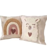 Housse de coussin décorative pour canapé en tissu de coton écologique tissé, design moderne, douce, portable, pour la décoration intérieure