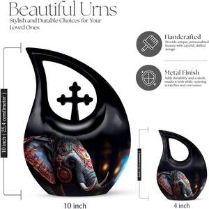 Elephant Metal <b>Urn</b> <b>for</b> <b>Ashes</b> Women Cremation <b>Urns</b> <b>for</b> <b>Human</b> <b>Ashes</b> Mini <b>Urns</b> Adult Male Man <b>Small</b> <b>for</b> <b>Human</b> <b>Ashes</b> Custom Size - Product Image 2
