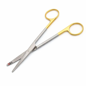 กรรไกรผ่าตัดระดับพรีเมียม ด้ามจับสีทอง สแตนเลสสตีล สำหรับการผ่าตัดทางการแพทย์ - Product Image 4