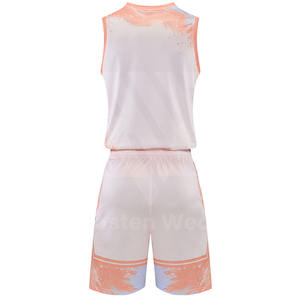 Ensemble de maillots de basket-ball pour jeunes, livraison rapide, pour hommes, couleur unie, logo personnalisé, taille plus - Product Image 6
