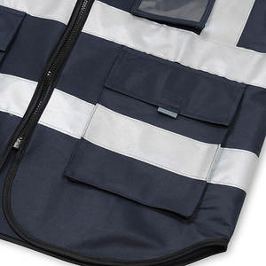 Chaleco de Seguridad al por Mayor, Tallas Grandes, para Uso en Exteriores, Nuevo Estilo, Cuello en V, MOQ Bajo - Product Image 5