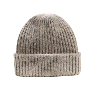 Gorro de punto holgado, cálido, suave y acogedor, forrado de lana, ajustable, elegante, para exteriores, para clima frío, para uso casual. - Product Image 6