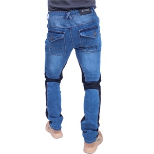 Nouveau design de jeans de moto, pantalon et veste de moto, jeans de course avec protections, fabriqués sur mesure au Pakistan. - Product Image 2