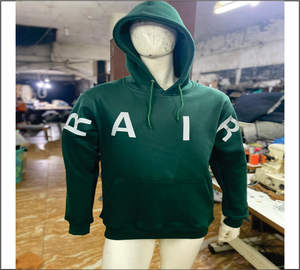 Custom Regular Fit 450gsm Oversized Heavyweight Reflector Sudadera con capucha Pullover Hombres sudaderas con capucha Algodón Unisex Grueso Cómodo Elegante - Product Image 3