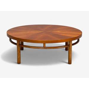 โต๊ะกาแฟไม้โบราณที่ได้รับแรงบันดาลใจจากมรดก พร้อมขาไม้แข็งแรงเพื่อความมั่นคงของเฟอร์นิเจอร์ห้องนั่งเล่น - Product Image 1