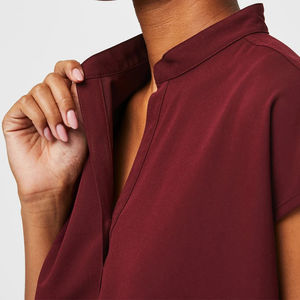 Tenues médicales tissées 2024 en gros, personnalisées, de bonne qualité, ensembles d'uniformes infirmiers pour femmes pour usage hospitalier - Product Image 6