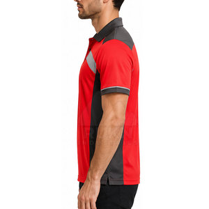 Chemises polo de travail respirantes pour hommes avec tissu confortable pour les travailleurs en extérieur, le personnel industriel et les tâches quotidiennes - Product Image 3