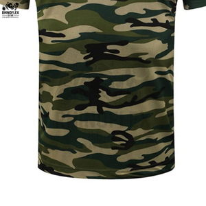 Summer High Quality Vintage Camouflage T-Shirts Regular Fit T-Shirt 100% Cotton <b>Canvas</b> Breathable Camouflage T-Shirts Men - Product Image 5