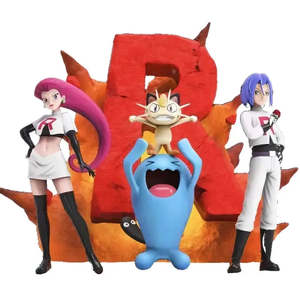 Ensemble de 4 figurines Pokémon neuves en plastique pour enfants, décorations et accessoires d'anime, modèles de personnages ODM en boîte - Product Image 1