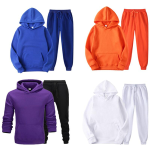 Chándal OEM de fabricantes con logotipo personalizado, chándal Unisex, ropa deportiva para hombre, conjunto de chándal personalizado, conjunto de pantalones de chándal con capucha - Product Image 3