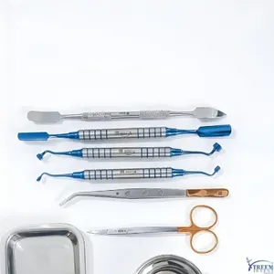 Kit de chirurgie implantaire dentaire manuel avec boîte PRF et système GRF en acier pour l'implantologie - Product Image 1