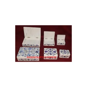 <b>Storage</b> Inlay Work Box Customized Luxury Marble Mother Of Pearl Necklace Bracelet <b>Small</b> Jewelry Beautiful <b>Boxes</b> Pattern Ring - Product Image 1