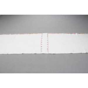 Tapis vintage, tapis turc de 2,5x12,3 pieds, tapis Kilim blanc orange à motifs floraux - Product Image 3