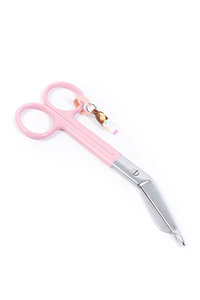 Pink Lister Bandage Scissor Personalizado <span class=keywords><strong>OEM</strong></span> Descartável Enfermeira Lister Bandage Scissors Único Uso Manual Instrumentos Cirúrgicos - Product Image 4