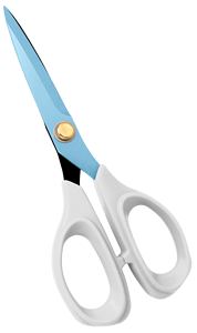 Ciseaux de bureau antiadhésifs bicolore de 7 pouces - Product Image 2