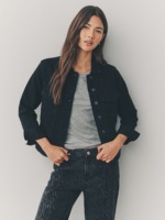 Veste en jean déchirée pour femme, coupe ample boutonnée, décontractée, écologique, résistante à la décoloration, automne/hiver printemps, couleur bonbon