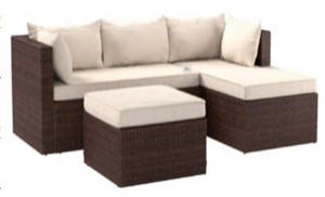 Ensemble de canapé de meubles de Offres Spéciales coussin 5 Cm/230G meubles en rotin d'extérieur conception personnalisée 5 pièces ensemble de canapé-sans verre Phu Linh grossiste - Product Image 6