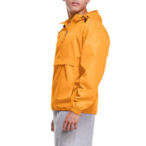 Veste coupe-vent légère pour homme, respirante et imperméable, avec capuche, pour les activités de plein air et les vêtements décontractés - Product Image 3