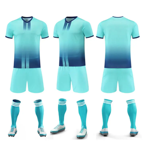 Maillot de football personnalisé 100% polyester pour hommes, nom sur le devant, service OEM pour les uniformes d'équipe pour hommes, femmes, jeunes, enfants, découpe automatisée - Product Image 6