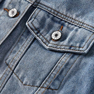 Veste en jean personnalisée Style vintage fermeture à boutons grande taille manteau d'hiver perle étoile patch design veste en jean en coton pour femmes - Product Image 4