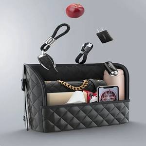 Organizador de asiento de coche, bolsa de almacenamiento, soporte entre dos asientos, tipo de suspensión de gran capacidad, asiento trasero Universal - Product Image 3