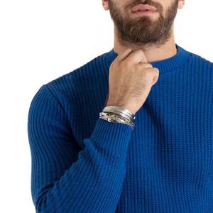 Custom Made Men's <b>Long</b> Sleeve Winter Sweaters New Arrival Heavy Weight Cotton Wool Breathable Comfortable with Private Logo - Product Image 5