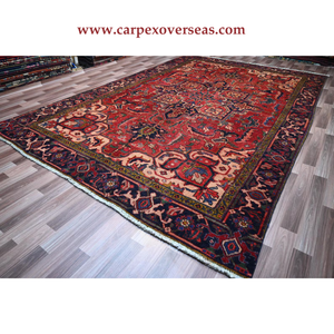 Alfombra de área con patrón geométrico de estilo turco, suave y llamativa, roja, de buena calidad, hecha a mano para sala de estar, tamaño personalizado, antideslizante, acolchada - Product Image 5