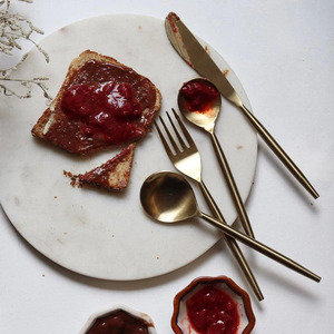 Juego de cubiertos Elegance en acero inoxidable "" Juego de cubiertos de acero inoxidable duradero Cubiertos para uso diario - Product Image 3