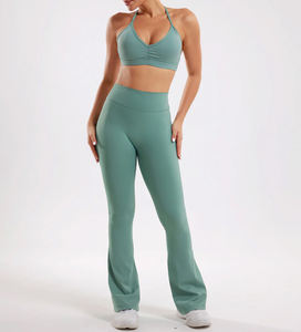 Women's 2 Piece Workout <b>Set</b> Padded Sports Bra & High Waist Flare Leggings <b>Yoga</b> <b>Set</b> Athletic Gym Stretchy Sports Bra Leggings <b>Set</b> - Product Image 5