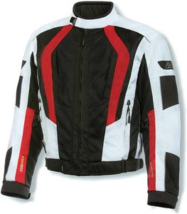 Chaqueta de moto impermeable transpirable negro para hombre textil chaqueta de carreras - Product Image 1