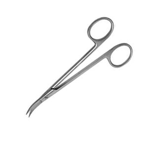 Tijera operativa de la mejor calidad, tijeras quirúrgicas de hoja curva de punta afilada, tijera de sutura de acero inoxidable de 4,7 pulgadas - Product Image 4