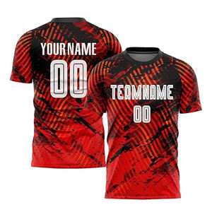 Breathable Sublimation Printing Uniform Adults Automated cutting <b>Shirts</b> & Tops Soccer Wear Soccer Jersey Football Jersey - Product Image 5