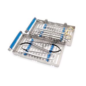 Juego completo de 31 piezas específico para cirugías DCR, oftalmológicas y de otorrinolaringología · Empaque en caja de acero inoxidable quirúrgico de primera calidad - Product Image 5