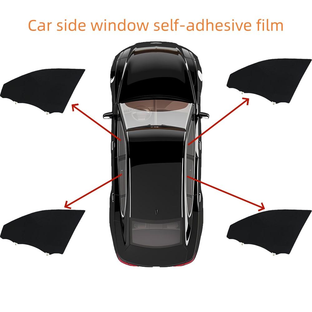 Film PDLC noir pour vitres latérales de voiture : 150*110 cm