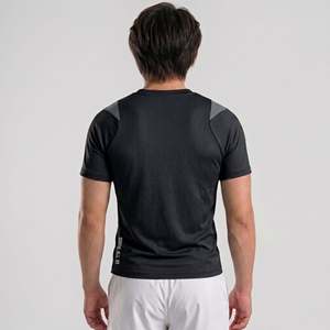 เสื้อเชิ้ตสีดำ Performa - ผ้าถักจากฝ้ายออร์แกนิก 100% พิมพ์ลายด้วยเทคนิคการพิมพ์ซิลค์สกรีน ลายพื้นเรียบ - Product Image 2