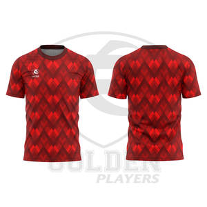 T-shirt de sport personnalisé pour hommes Tissu de bambou tissé Impression par sublimation du fabricant Conception personnalisée - Product Image 2