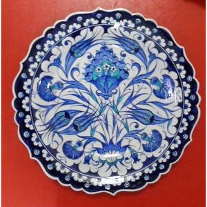 แผ่นโลหะเซรามิก30ซม. แบบคลาสสิก-ของตกแต่งบ้านที่หรูหราและทนทาน - Product Image 5